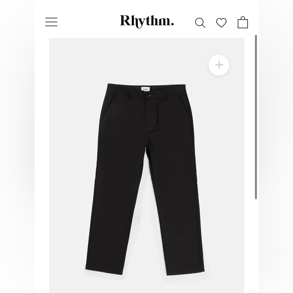 *NEW* Classic Fatigue Pants (Vintage Black, 34, Rhythm)